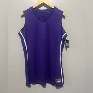 Nike Women's Purple V-Neck Jersey xl